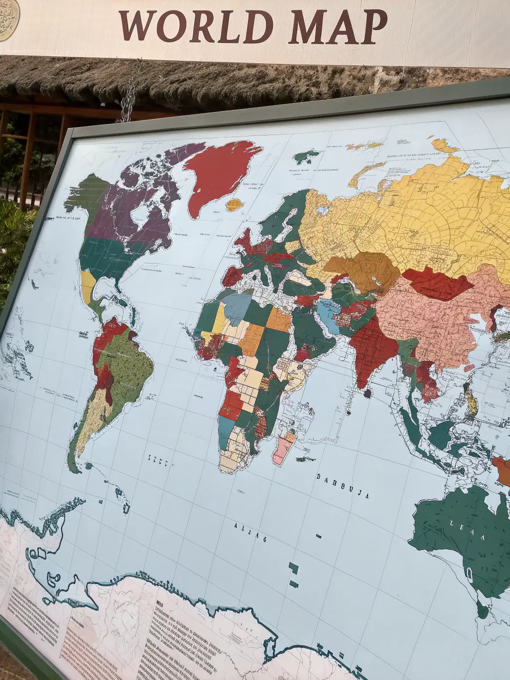 A visually appealing image of a world map with highlighted regions, symbolizing the 'Geography' category on PembayaranICU.